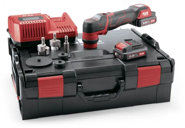 Flex akku polermaskine PXE 80 10.8-EC/2.5 Set